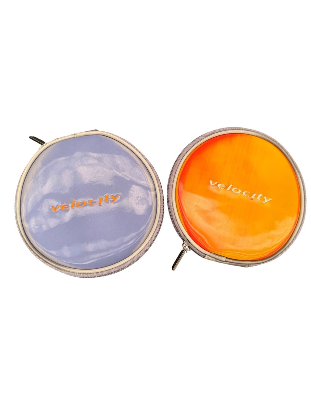 Mary Kay Velocity Bundle of (2) CD Cases Purple Orange Cases